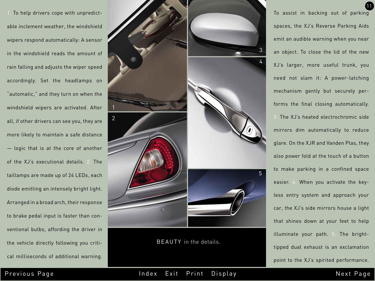 2004 Jaguar XJ Brochure Page 15